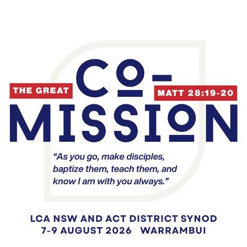 Synod 2026 Logo "The Great Co-Mission"