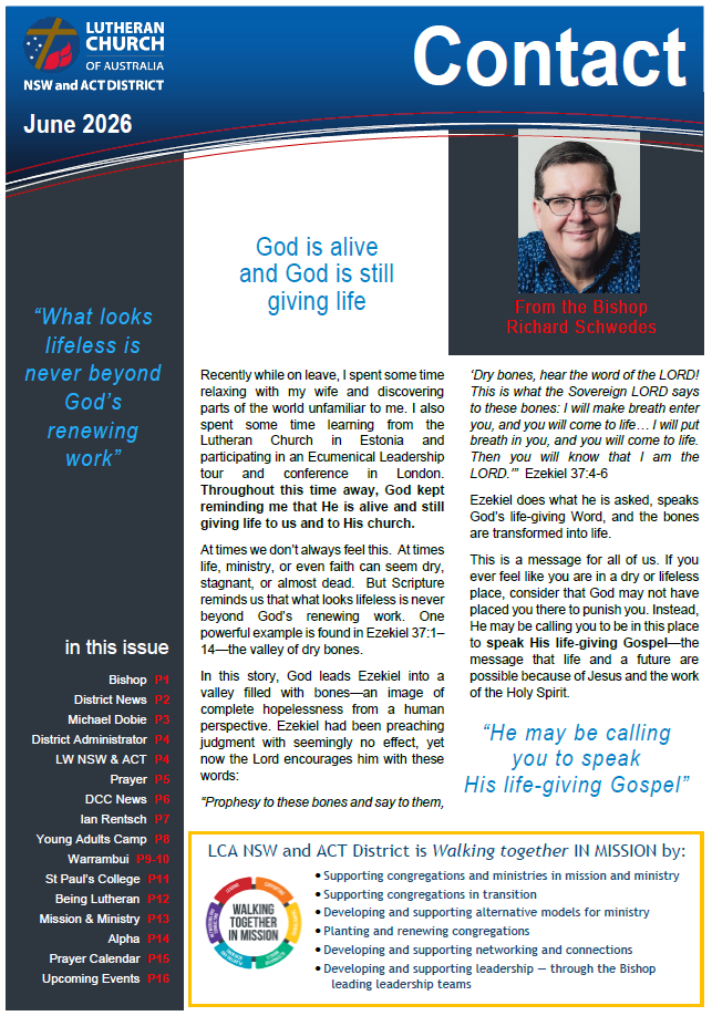Cover of June 2026 Contact